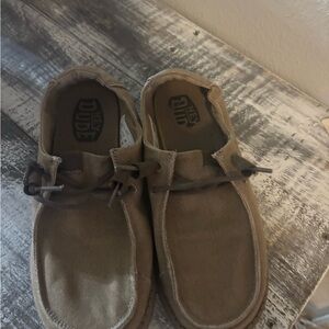 Hey Dude Women’s Brown Canvas Casual Shoes